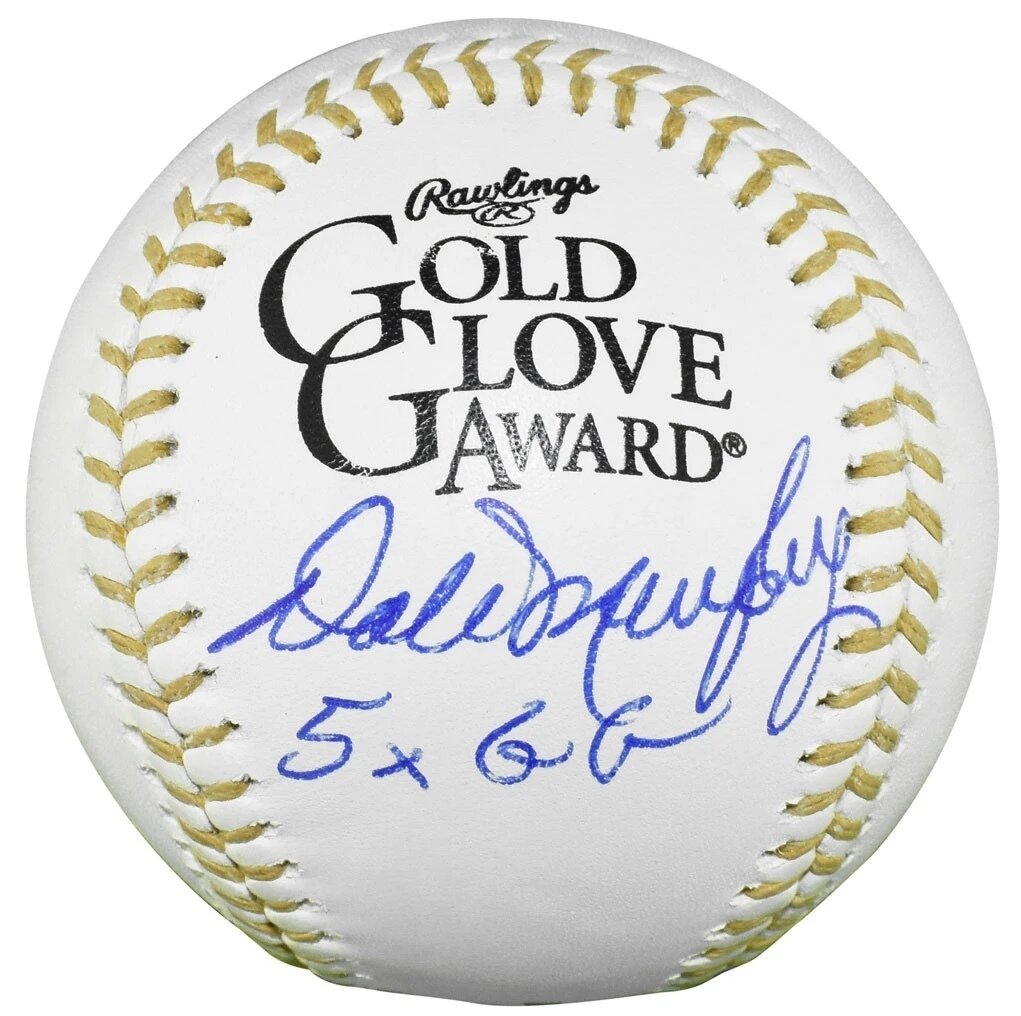 Atlanta Braves Dale Murphy 5-Time Gold Glove Autographed Baseball