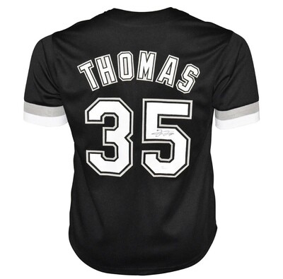 Chicago Pro Style Frank Thomas Black Autographed Jersey Chicago Pro Style Frank Thomas Black Autographed Jersey