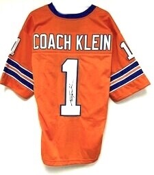 SCLSU Mud Dogs Coach Klein Henry Winkler Autographed Replica Jersey