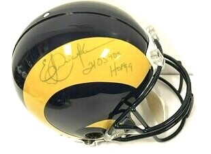 Los Angeles Rams Eric Dickerson Autographed Full Size Authentic Helmet