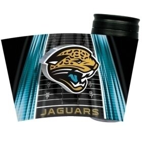 Jacksonville Jaguars 16oz Acrylic Travel Tumbler