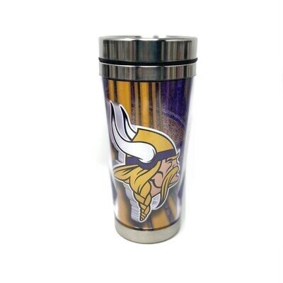 Minnesota Vikings 16oz Travel Tumbler
