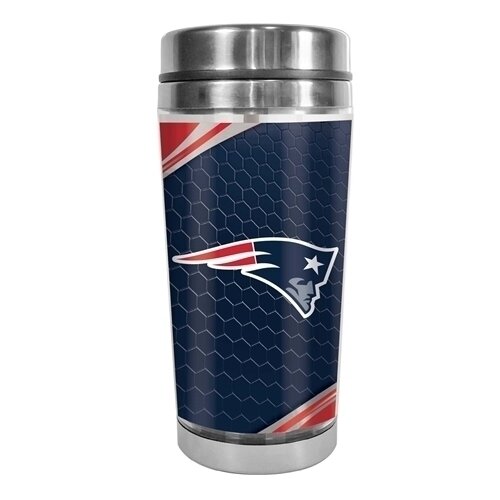 New England Patriots 16oz Travel Tumbler