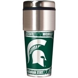 Michigan State Spartans 16oz Travel Tumbler