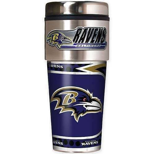 Baltimore Ravens 16oz Travel Tumbler