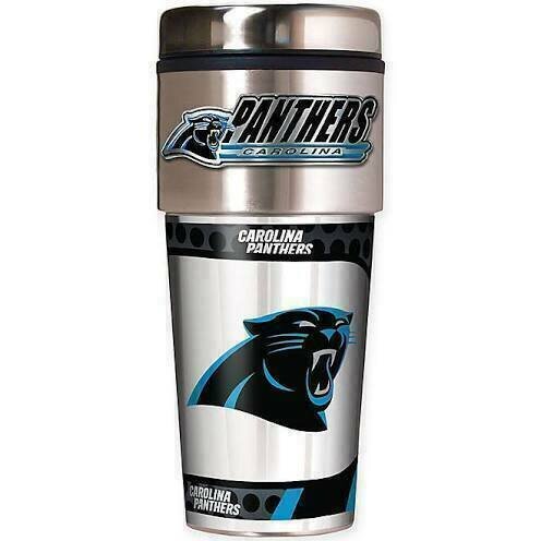 Carolina Panthers 16oz Travel Tumbler