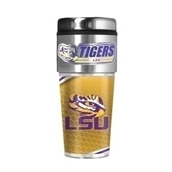 LSU Tigers 16oz Travel Tumbler