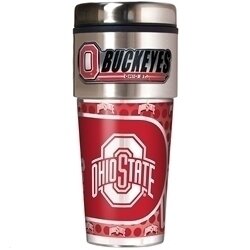 Ohio State Buckeyes 16oz Travel Tumbler