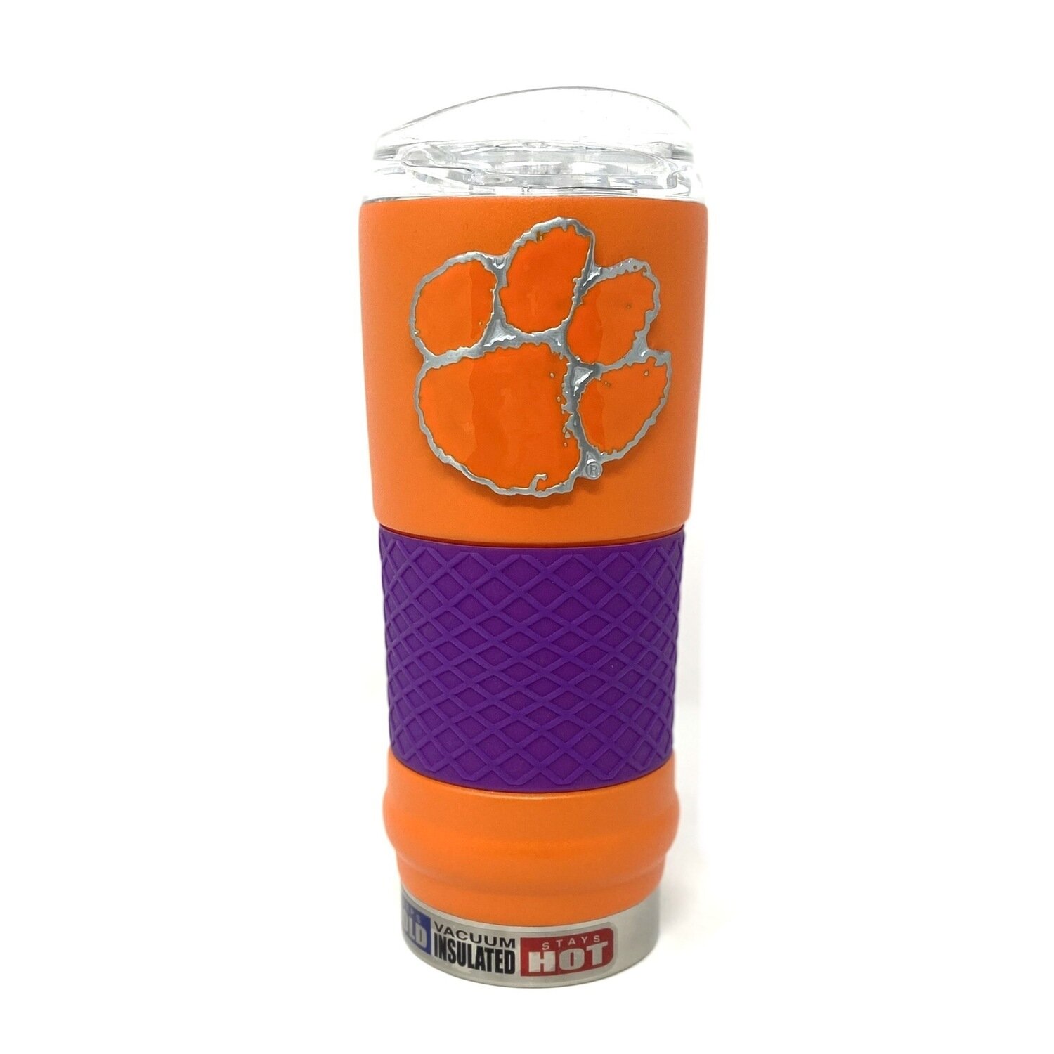 Clemson Tigers 18oz Draft Travel Tumbler