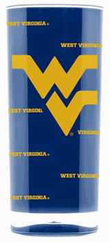 West Virginia Mountaineers 16oz Square Tumbler