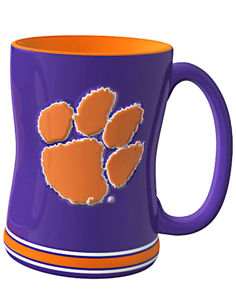Clemson Tigers 14oz Relief Coffee Mug