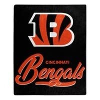 Cincinnati Bengals 50" x 60" Signature Plush Raschel Blanket