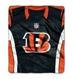 Cincinnati Bengals 50" x 60" Plush Raschel Blanket