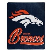 Denver Broncos 50" x 60" Signature Plush Raschel Blanket