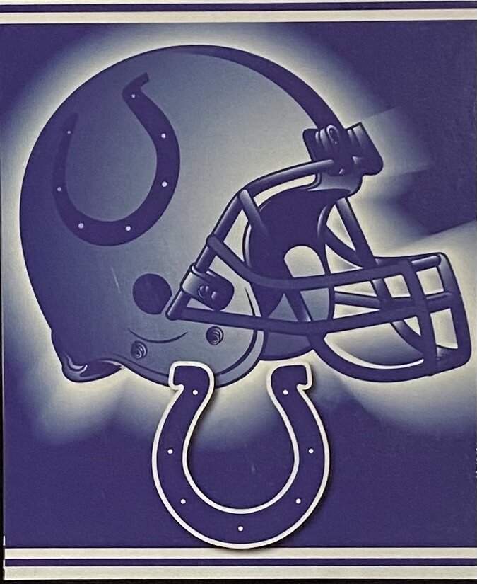 Indianapolis Colts 50" x 60" Plush Raschel Blanket