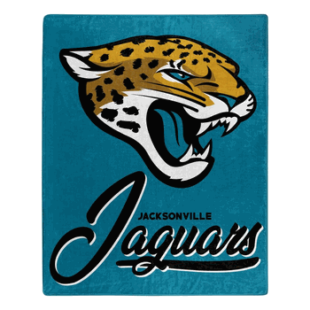 Jacksonville Jaguars 50" x 60" Signature Plush Raschel Blanket