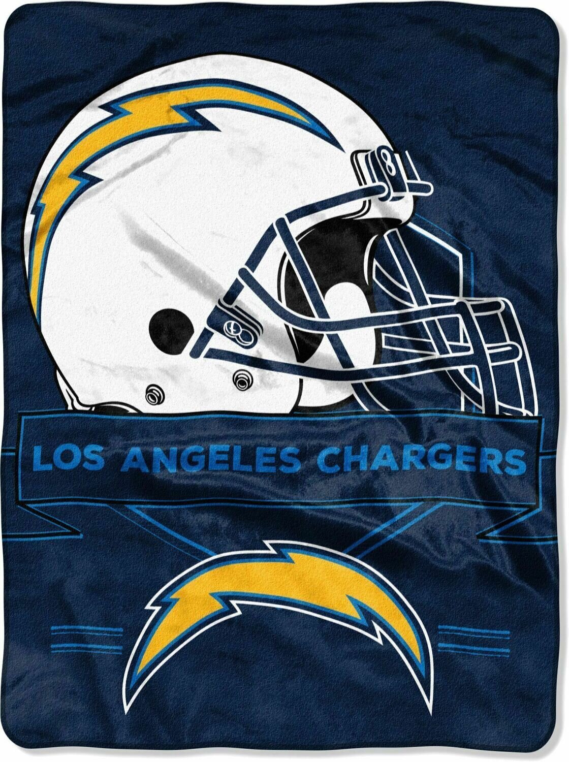 Los Angeles Chargers 60" x 80" Plush Raschel Blanket