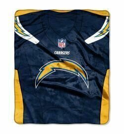 Los Angeles Chargers 50" x 60" Plush Raschel Blanket