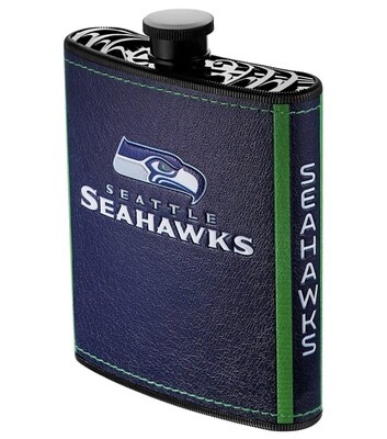 Seattle Seahawks 7oz Plastic Hip Flask