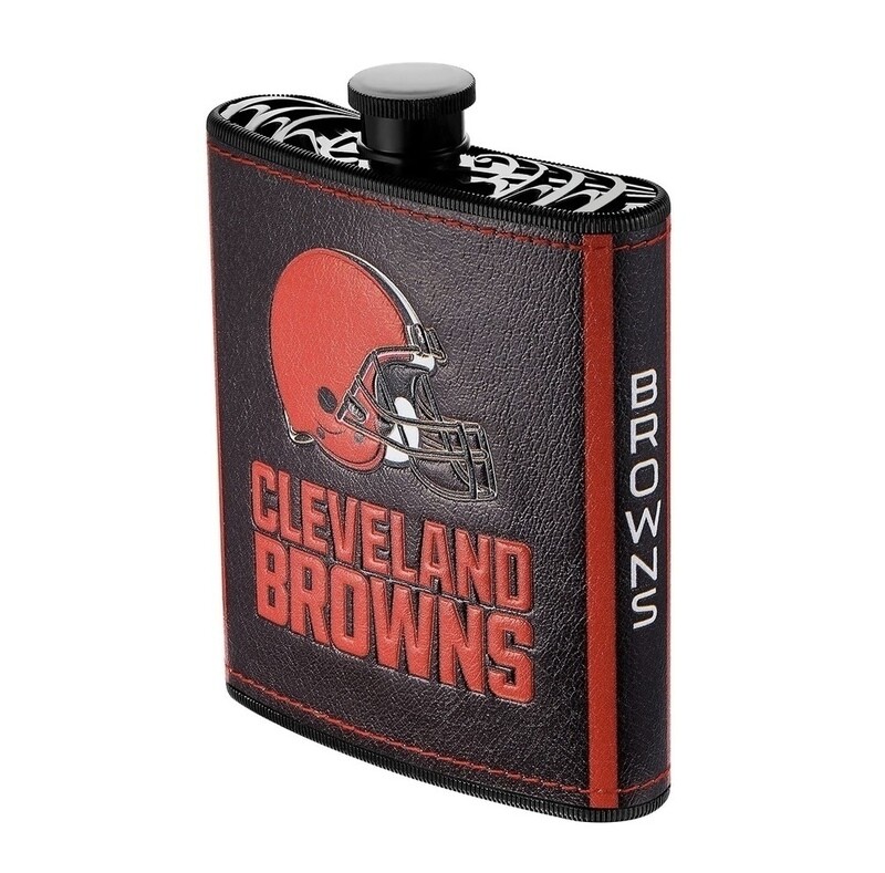 Cleveland Browns 7oz Plastic Hip Flask