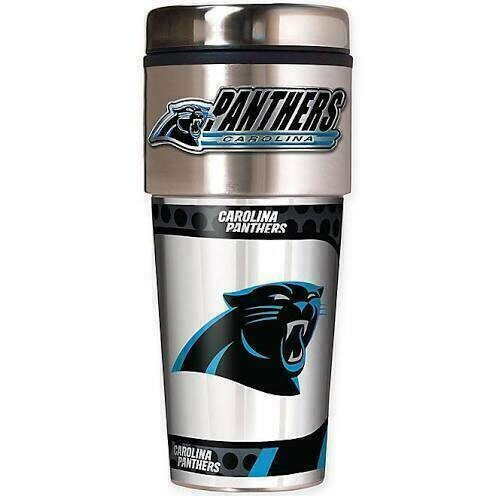 Carolina Panthers 16oz Travel Tumbler