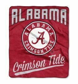 Alabama Crimson Tide 50" x 60" Signature Plush Raschel Blanket