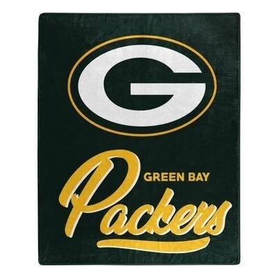 Green Bay Packers 50" x 60" Signature Plush Raschel Blanket