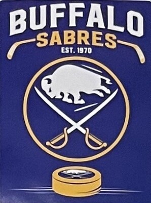 Buffalo Sabres 60" x 80" Plush Raschel Blanket