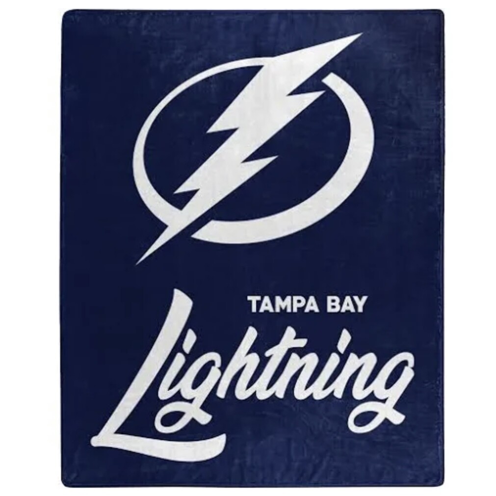 Tampa Bay Lightning 50" x 60" Signature Plush Raschel Blanket