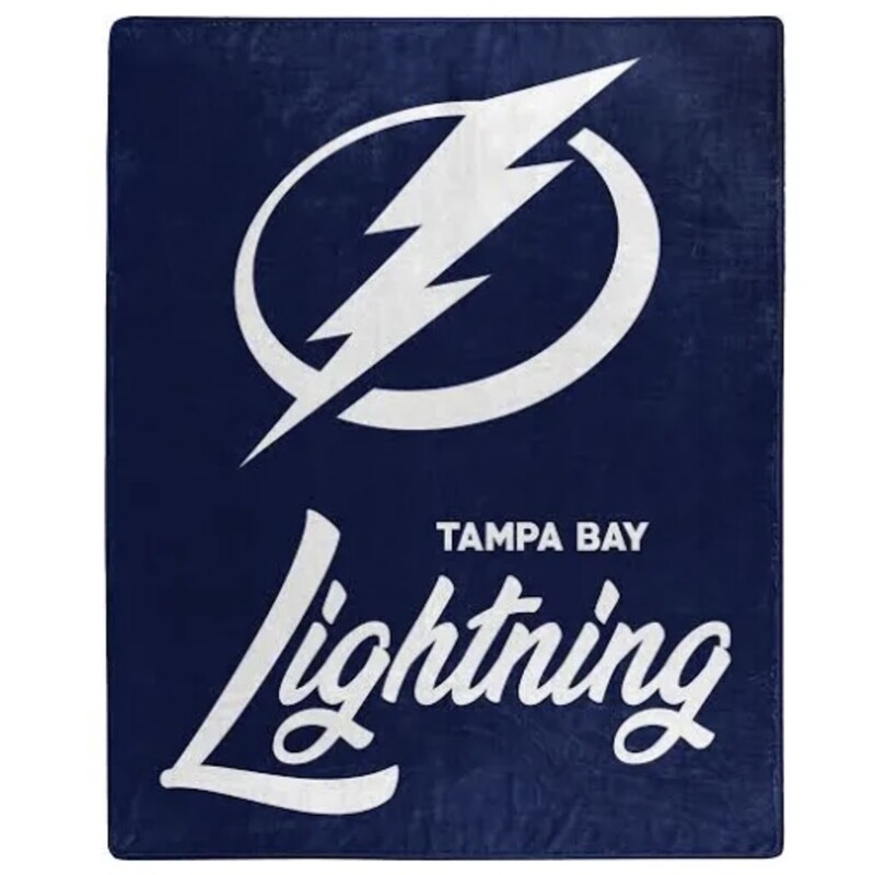 Tampa Bay Lightning 50" x 60" Signature Plush Raschel Blanket