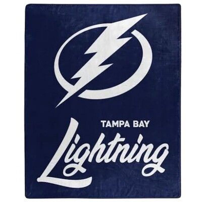 Tampa Bay Lightning 50" x 60" Signature Plush Raschel Blanket