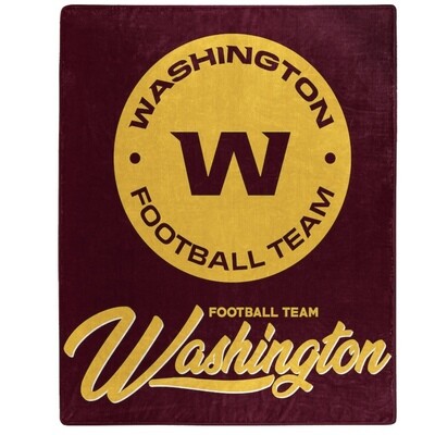 Washington Football Team 50" x 60" Signature Plush Raschel Blanket