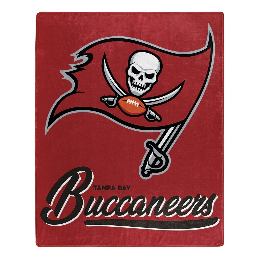 Tampa Bay Buccaneers 50" x 60" Signature Plush Raschel Blanket