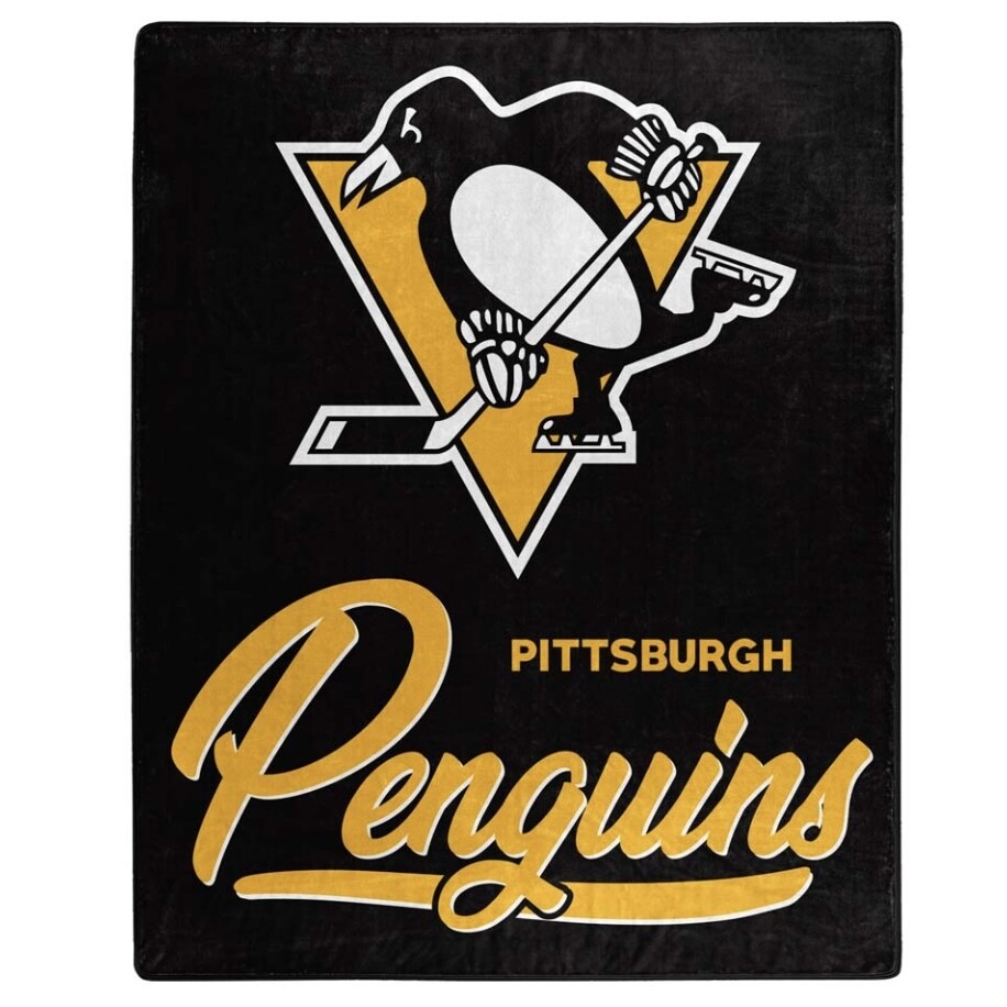 Pittsburgh Penguins 50" x 60" Signature Plush Raschel Blanket