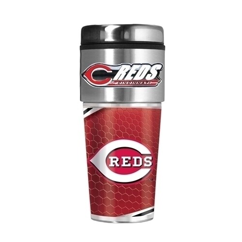 Cincinnati Reds 16oz Travel Tumbler