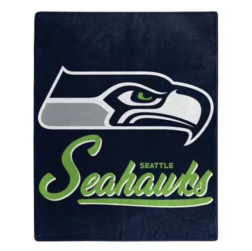 Seattle Seahawks 50" x 60" Signature Plush Raschel Blanket