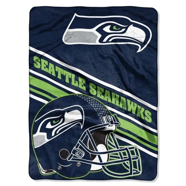 Seattle Seahawks 60" x 80" Plush Raschel Blanket