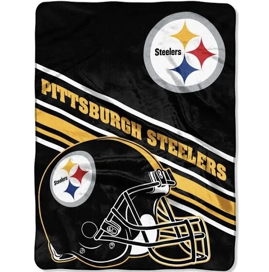 Pittsburgh Steelers 60" x 80" Plush Raschel Blanket