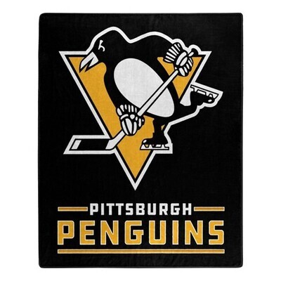 Pittsburgh Penguins 50" x 60" Plush Raschel Blanket