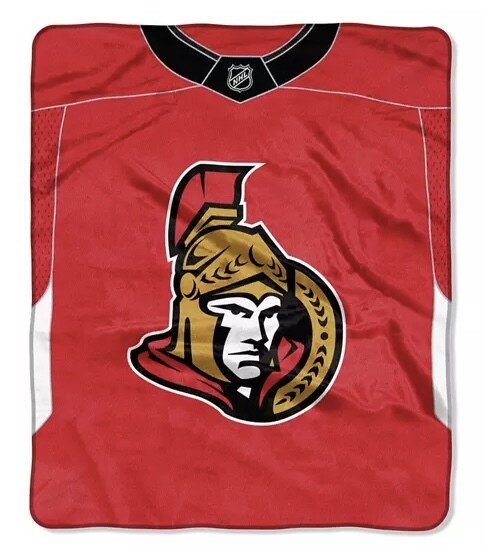 Ottawa Senators 50" x 60" Plush Raschel Blanket