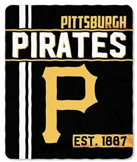 Pittsburgh Pirates 46" x 60" Plush Blanket