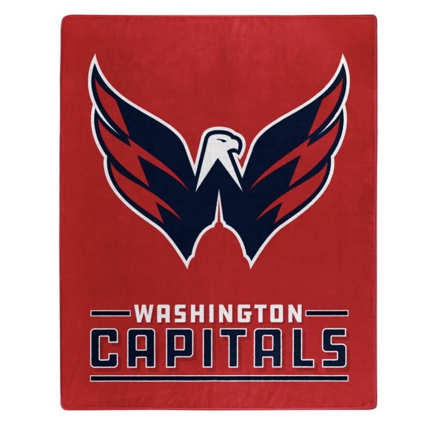 Washington Capitals 50" x 60" Plush Raschel Blanket