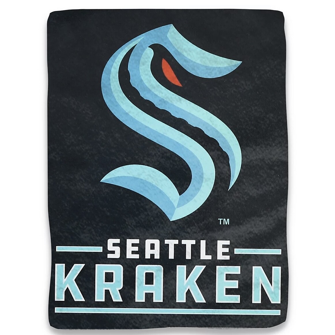 Seattle Kraken 50" x 60" Plush Raschel Blanket