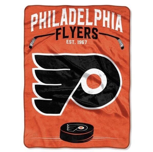 Philadelphia Flyers 60" x 80" Plush Raschel Blanket