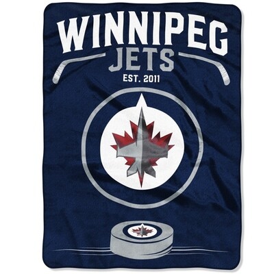 Winnipeg Jets 60" x 80" Plush Raschel Blanket
