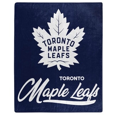 Toronto Maple Leafs 50" x 60" Signature Plush Raschel Blanket