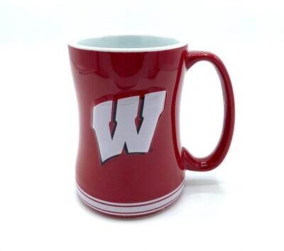 Wisconsin Badgers 14oz Relief Coffee Mug