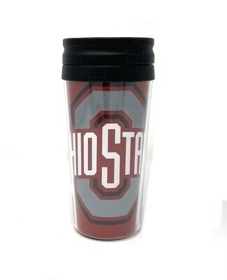 Ohio State Buckeyes 16oz Acrylic Travel Tumbler