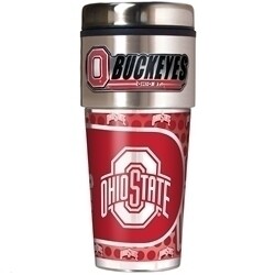 Ohio State Buckeyes 16oz Travel Tumbler