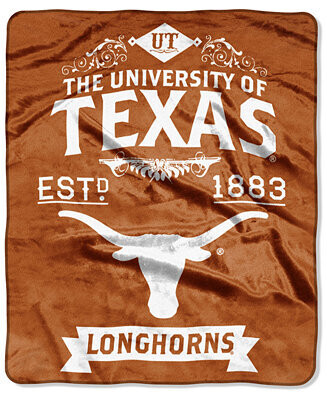Texas Longhorns 50" x 60" Plush Raschel Blanket